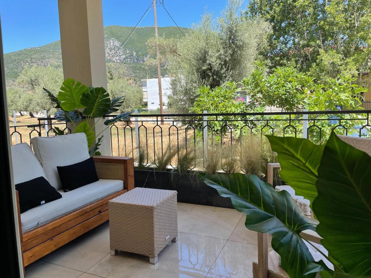 Kl Suites Lefkada - Feel At Home New Boho Apartment 400M From Beach Nidri Town Center 外观 照片